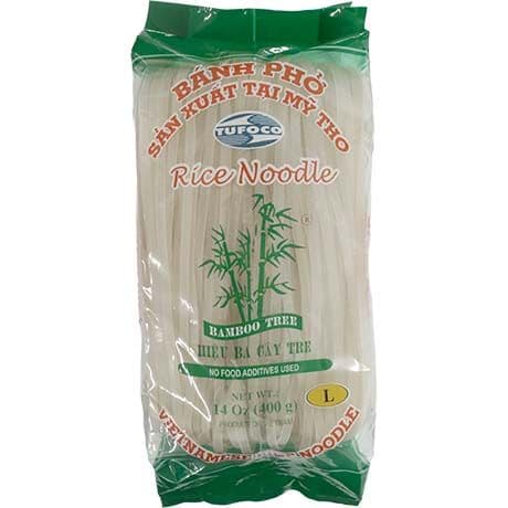 Riževi vietnamski rezanci Banh Pho 5 mm, Bamboo Tree, 400 g
