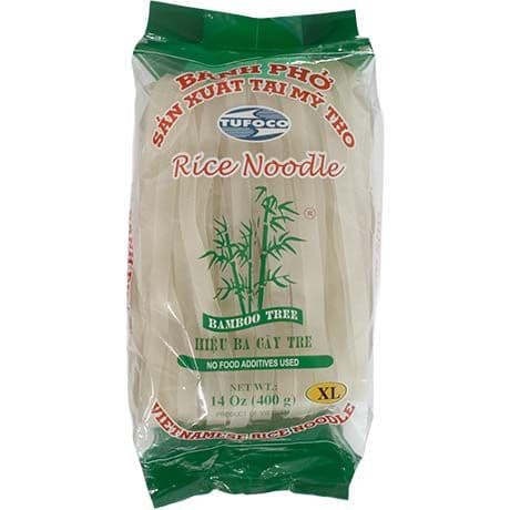 Riževi vietnamski rezanci Banh Pho 10 mm, Bamboo Tree, 400 g