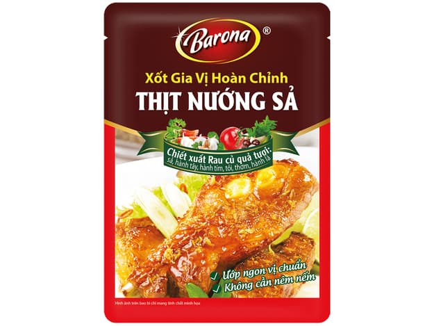 Začimbna pasta z limonsko travo, Barona, 80 g