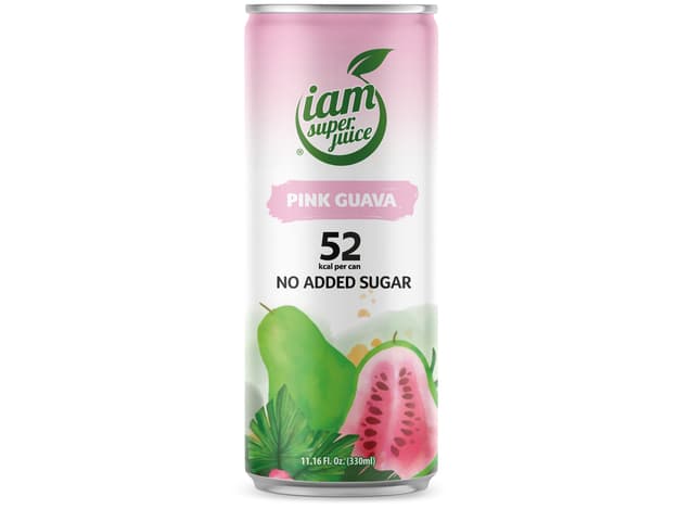 Mineralna voda roza guava, Iam Superjuice, 330 ml