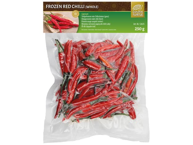 Rdeči čili zamrznjen, GT, 250 g
