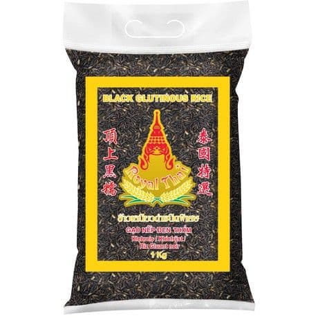 Črni lepljivi riž, Royal Thai, 1 kg