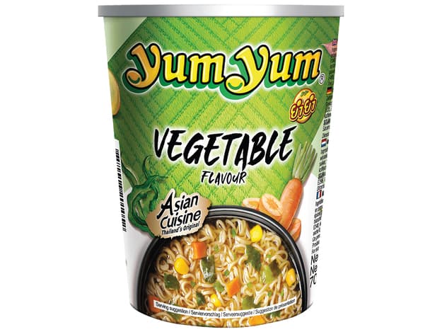 Instant rezanci zelenjavni v lončku, Yum Yum, 70 g