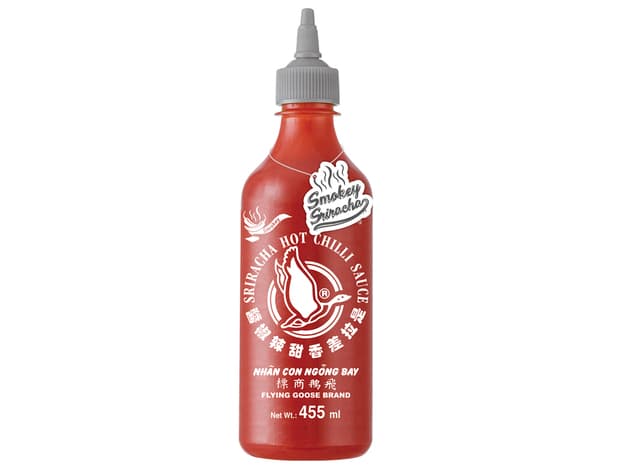 Sriracha čilijeva omaka dimljena, Flying goose, 455 ml