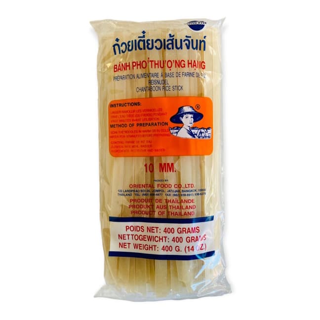 Riževi rezanci ravni 10 mm, Farmer, 400 g