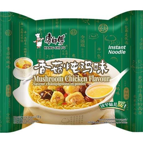 Instant rezanci z gobami in piščancem, Kang Shi Fu, 100 g