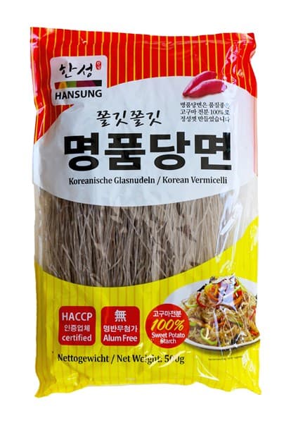Stekleni rezanci iz sladkega krompirja, Hansung, 500 g