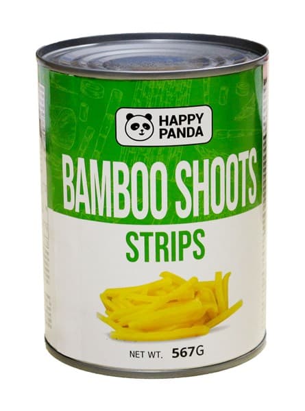 Bambusovi vršički v trakovih, Happy panda, 567 g