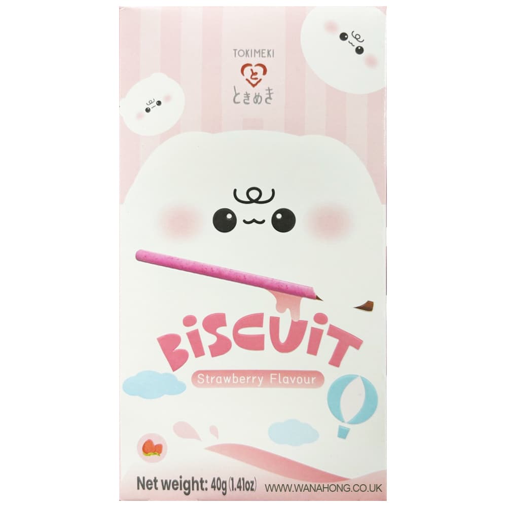 Biskvitna palčka jagoda, Tokimeki, 40 g