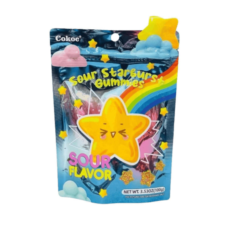 Gumi bonboni Sour star burst, Cokoc, 100 g