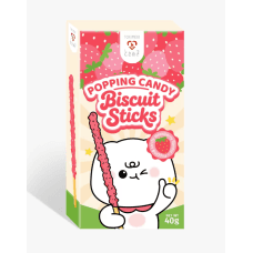 Biskvitna palčka popping candy jagoda, Tokimeki, 40 g