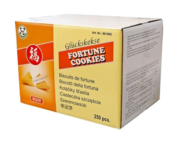 Piškoti sreče 250 kosov (EN & PL), Happy panda, 1 kg