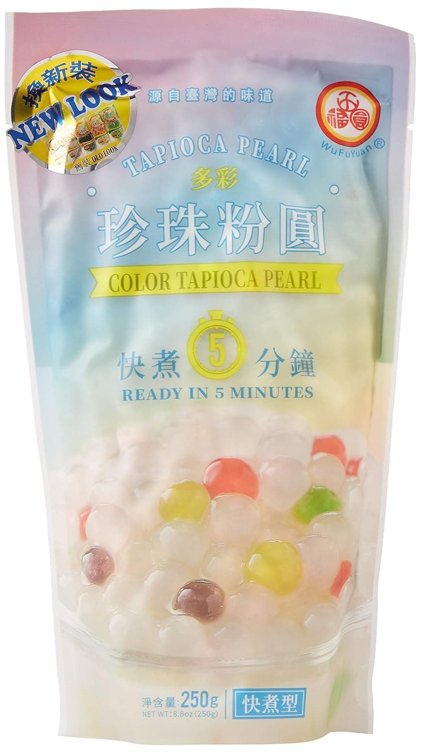 Tapiokine perle za boba čaj pisane, Wu Fu Yuan, 250 g