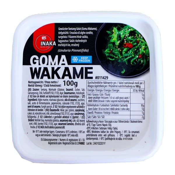 Solata iz alg Wakame, Inaka, 100 g