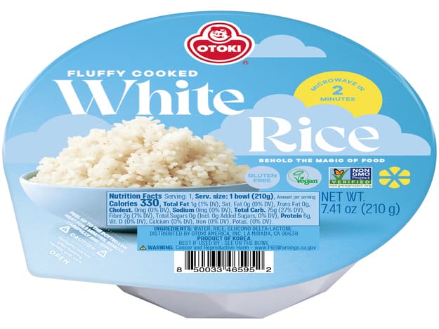 Kuhan beli riž za hitro pripravo, Ottogi, 210 g
