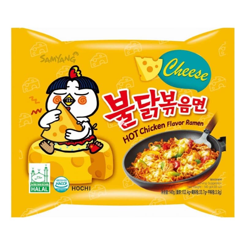 Instant rezanci Buldak sir, Samyang, 140 g
