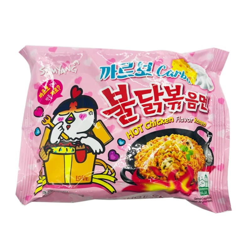 Instant rezanci Buldak carbonara, Samyang, 130 g