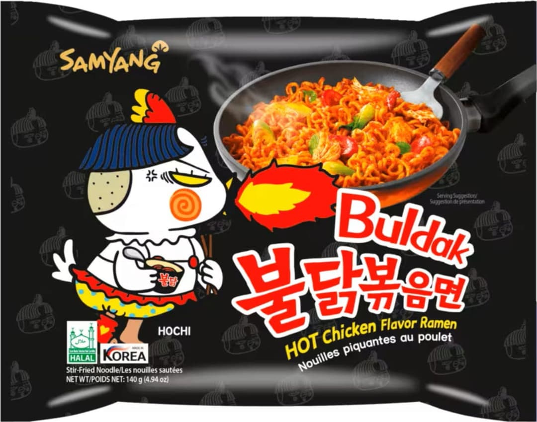 Ramen Buldak original, Samyang, 140 g