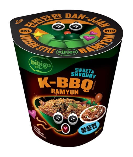 Instant rezanci korejski žar v lončku, Bibigo, 97,5 g