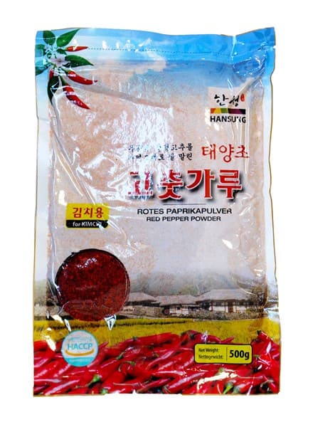 Čili v prahu Gochugaru (grobo mlet), Hansung, 500 g