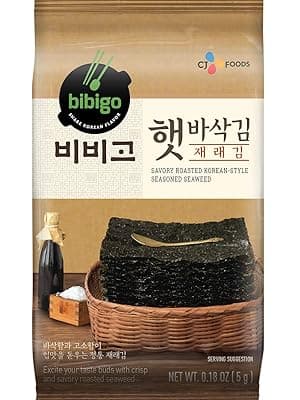 Prigrizek hrustljave alge, Bibigo, 4 g