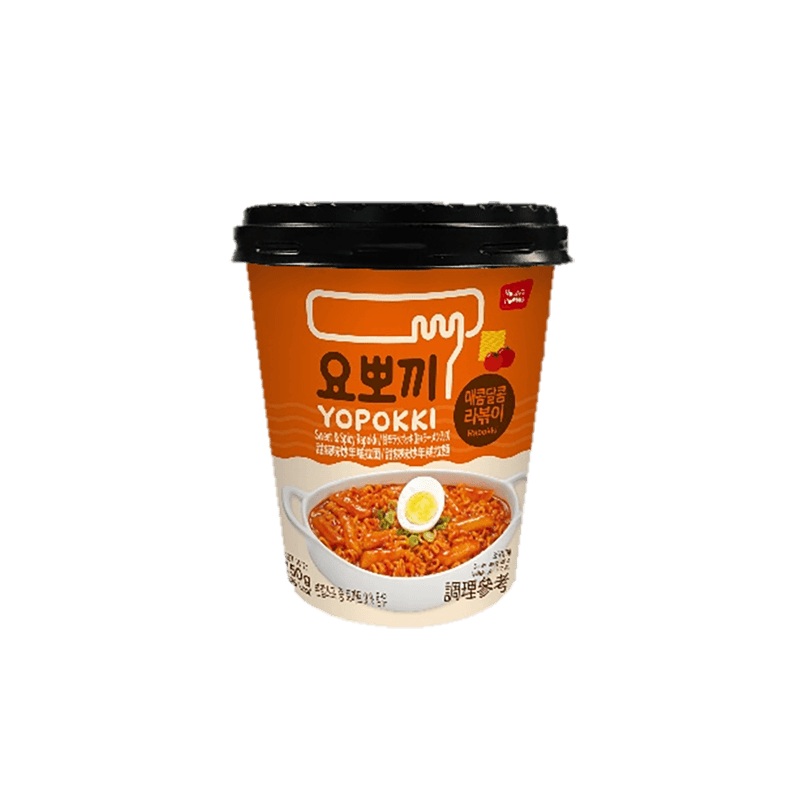 Instant riževi svaljki in ramen Rabokki sladko-pekoči, Yopokki, 145 g