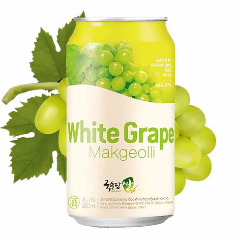 Riževo vino Makgeolli grozdje, Kooksoondang, 350 ml