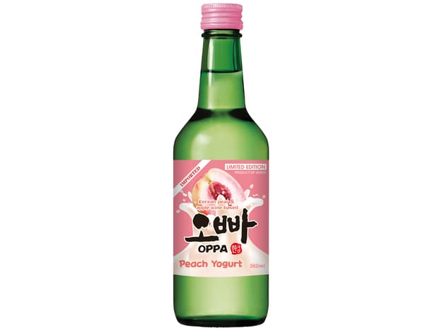 Soju breskev jogurt (12%), Oppa, 360 ml