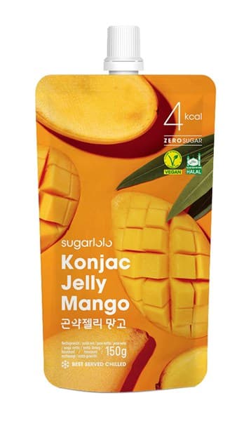 Konjac žele mango (nizkokalorični), Sugarlolo, 150 g