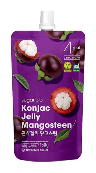 Konjac žele mangostin (nizkokalorični), Sugarlolo, 150 g