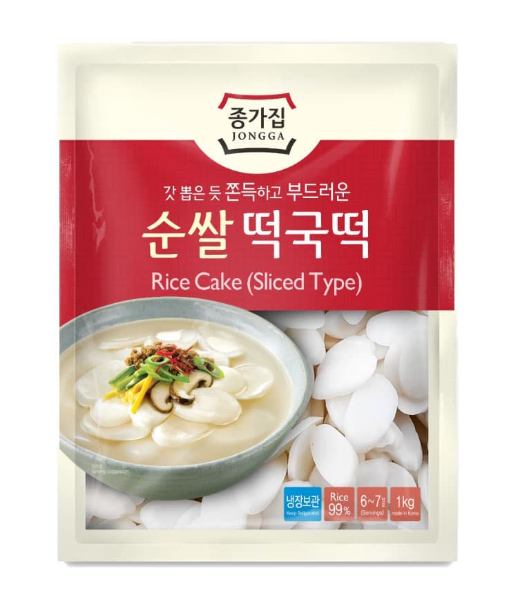 Riževi kolački v rezinah (Tteok), Jongga, 1 kg