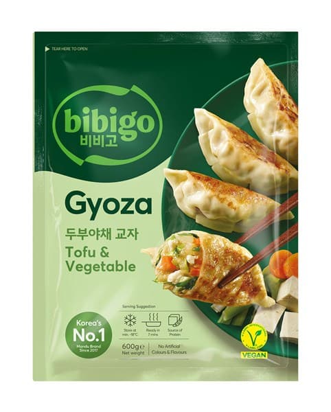 Gyoza s tofu in zelenjavo, Bibigo, 600 g
