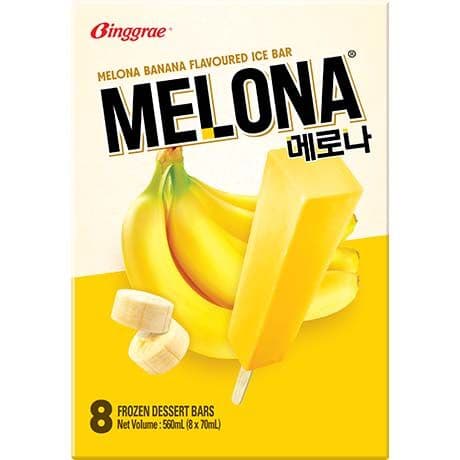 Zamrznjena sladica banana (8 kosov), Binggrae, 560 ml