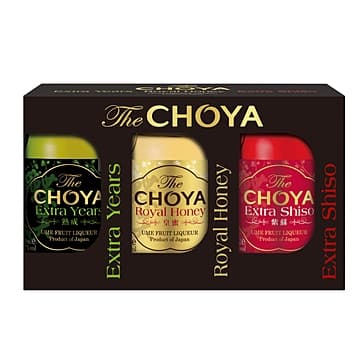Slivov liker Umeshu Extra series, Choya, 3x50 ml