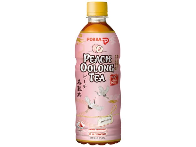 Napitek čaj oolong in breskev, Pokka, 500 ml