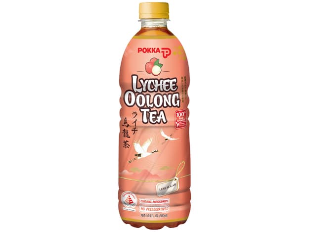 Napitek čaj oolong in liči, Pokka, 500 ml