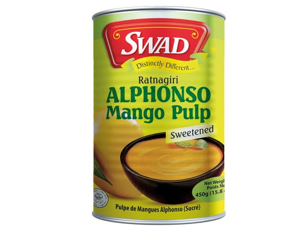 Mangov pire Alphonso sladkan, Swad, 450 g
