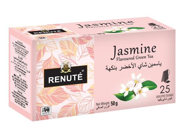 Zeleni čaj z aromo jasmina 25 vrečk, Renute, 50 g