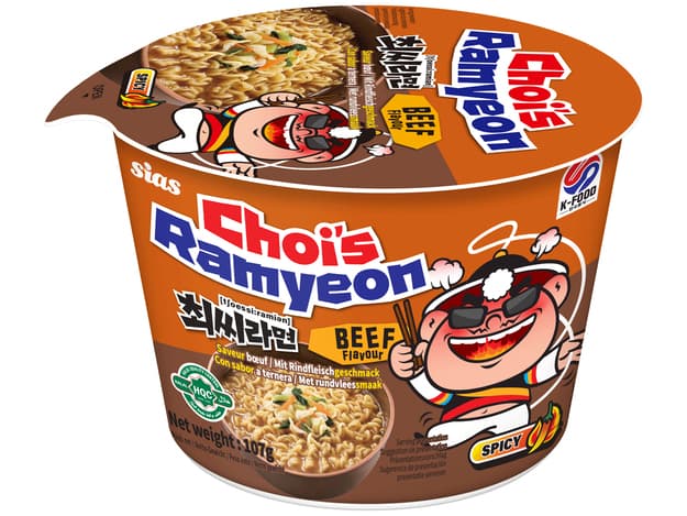 Instant rezanci govedina v lončku, Choi's, 107 g