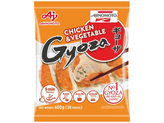 Gyoza s piščancem in zelenjavo, Ajinomoto, 600 g