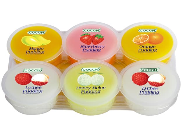 Sadni puding s koščki želeja (6 kosov), Cocon, 480 g