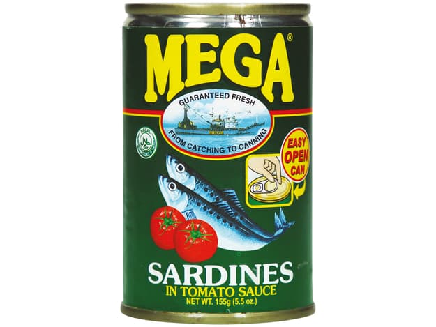 Sardine v paradižnikovi omaki, Mega, 155 g