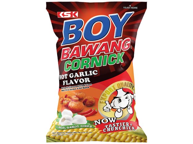 Prigrizek koruza pekoči česen, Boy Bawang, 90 g
