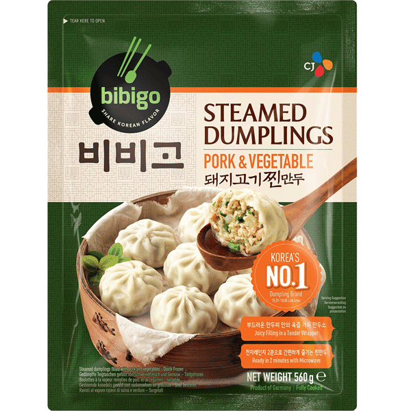 Mandu svinjina in zelenjava korejski cmoki, Bibigo, 560 g